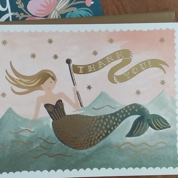 2 rifle paper Co thank you cards - Picture 2 of 5